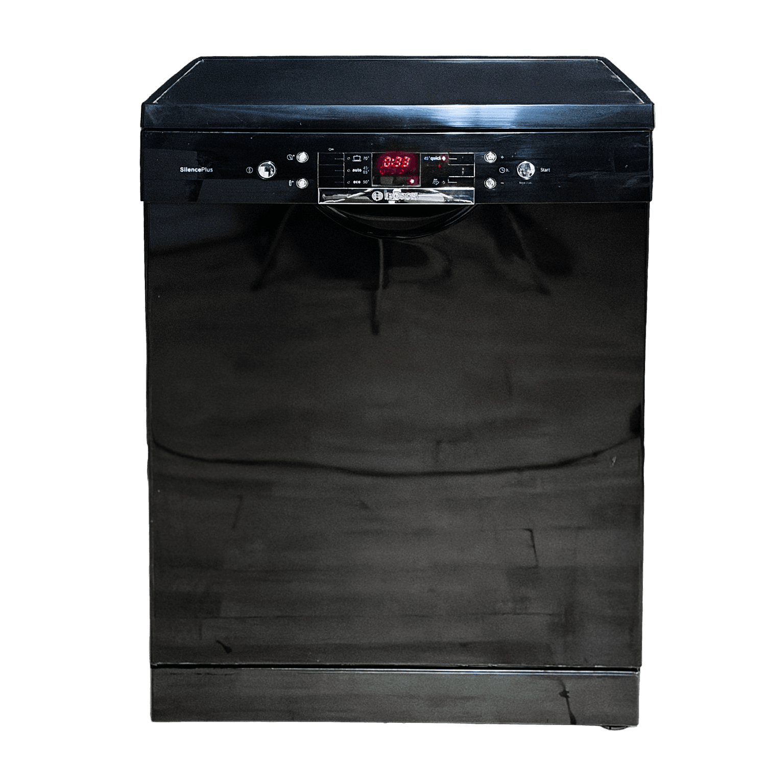 Bosch SMS58N46TR 5 Program 33 Dakika Hızlı Yıkama Özellikli A+ Sınıfı Dijital Ekranlı 3 Sepetli Siyah Renkli Bulaşık Makinesi Dış
