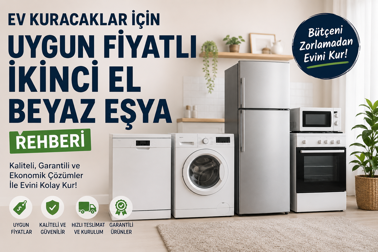 Ev Kuracaklar İçin Uygun Fiyatlı İkinci El Beyaz Eşya Rehberi