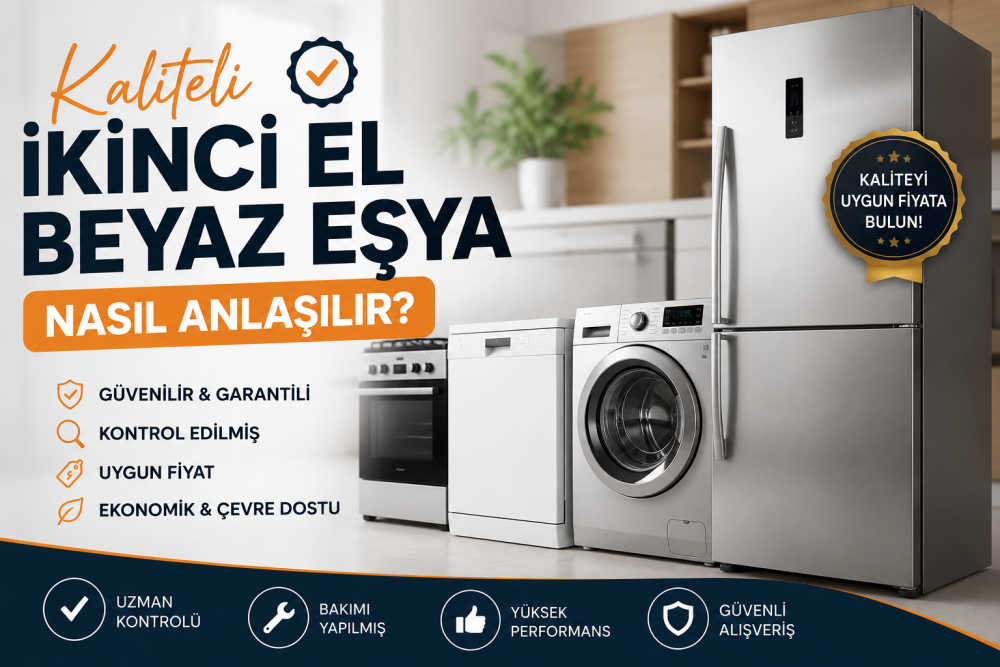 Kaliteli İkinci El Beyaz Eşya Nasıl Anlaşılır